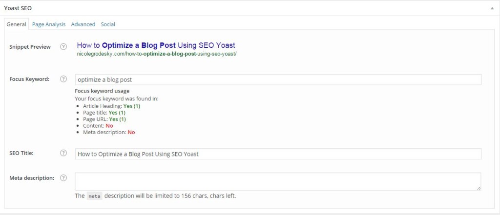 How to use SEO Yoast