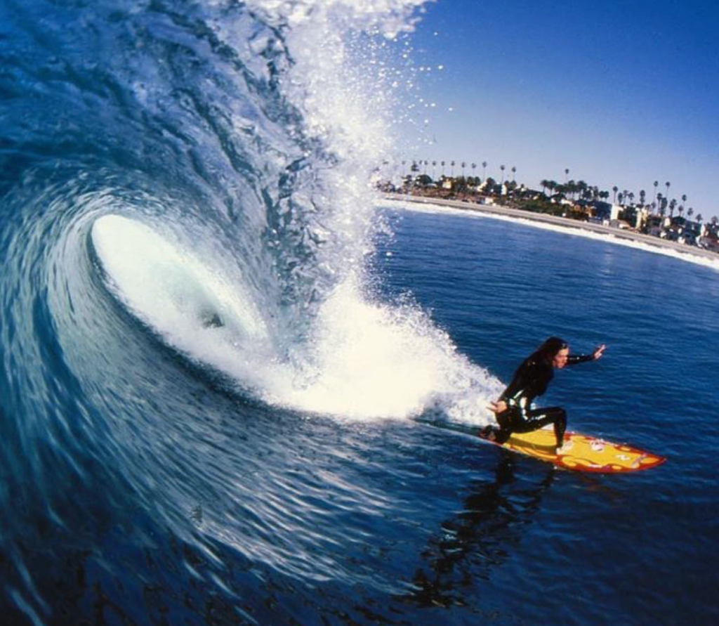 Nicole Grodesky Surfing Oceanside California Photo by Dan Jenkins